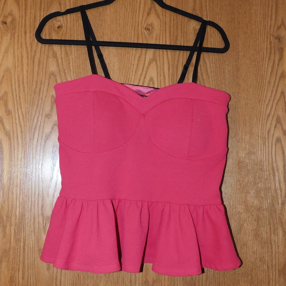 Pink Crop Top Festival Boho Glam